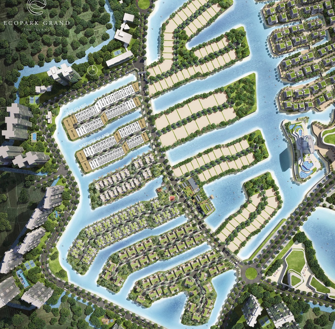 Biệt thự bàn giao thô 300m2 bên đảo ecopark cần bán 6
