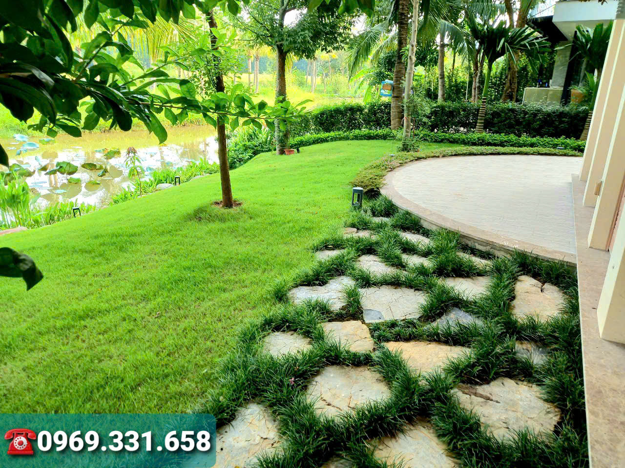 Biệt Thự đơn lập sân vườn rộng 5 phòng ngủ,đủ đồ bên khu park river Ecopark cho thuê 10