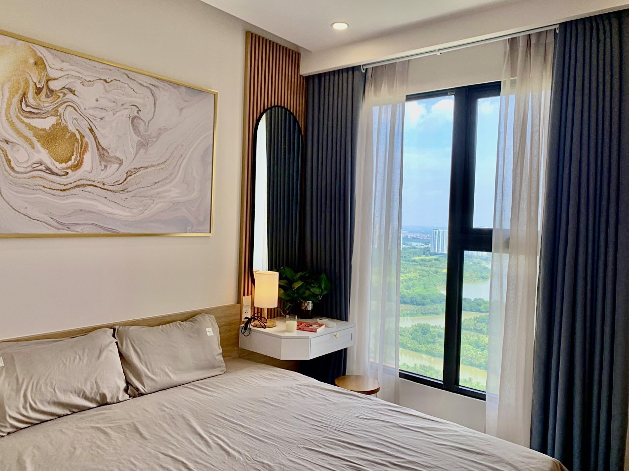 Căn hộ mới cho thuê tại sky oasis , 2 phòng ngủ 7