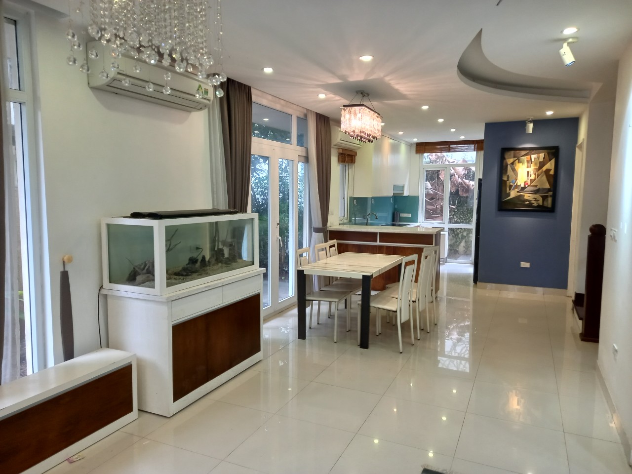 CHO THUÊ BIỆT THỰ 162M2 , 3PN ĐỦ ĐỒ Ở KHU VƯỜN TÙNG, ECOPARK 3