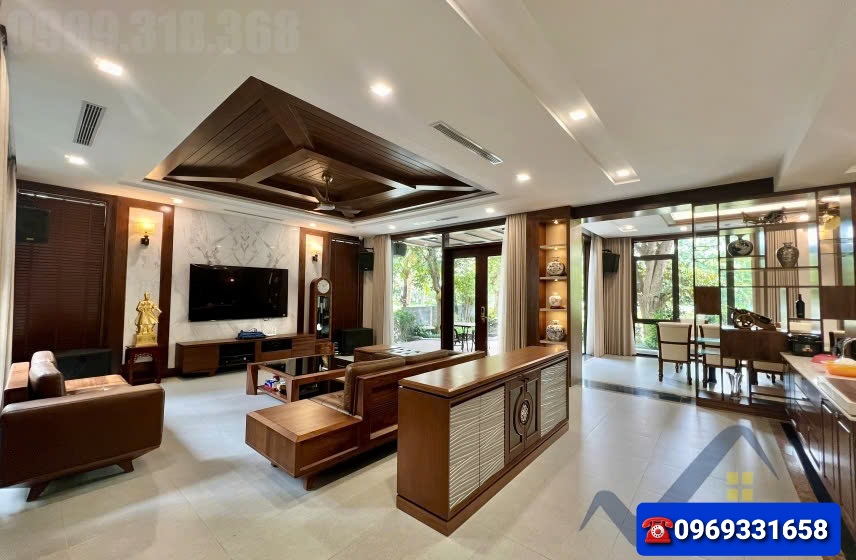 CHO THUÊ BIỆT THỰ 450M2 ,5PN,FULL ĐỒ BÊN KHU BIỆT THỰ ĐẢO ECOPARK 1