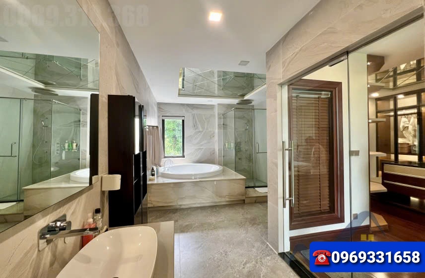 CHO THUÊ BIỆT THỰ 450M2 ,5PN,FULL ĐỒ BÊN KHU BIỆT THỰ ĐẢO ECOPARK 12