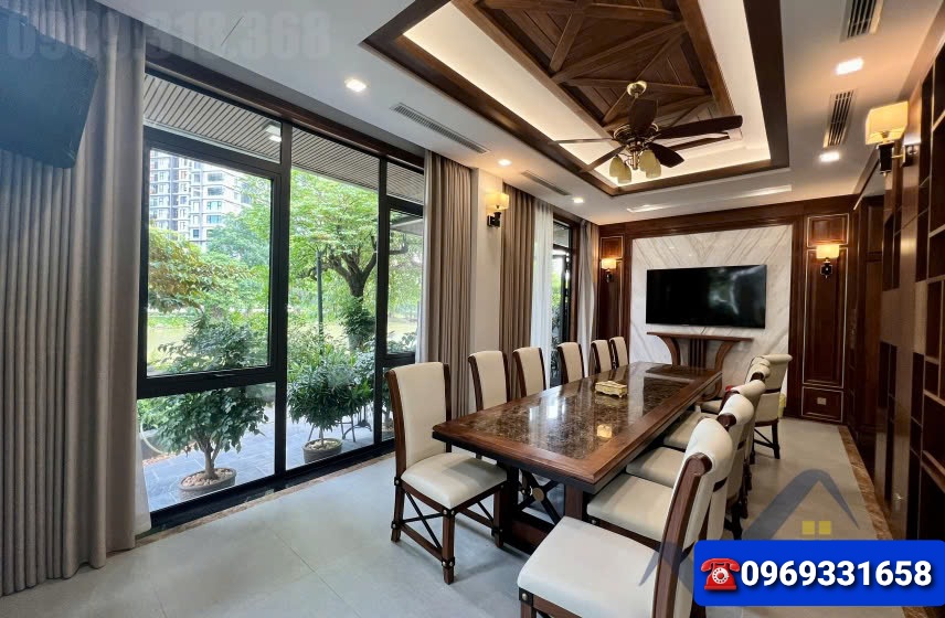 CHO THUÊ BIỆT THỰ 450M2 ,5PN,FULL ĐỒ BÊN KHU BIỆT THỰ ĐẢO ECOPARK 5