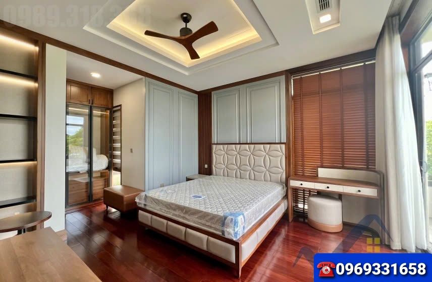 CHO THUÊ BIỆT THỰ 450M2 ,5PN,FULL ĐỒ BÊN KHU BIỆT THỰ ĐẢO ECOPARK 7