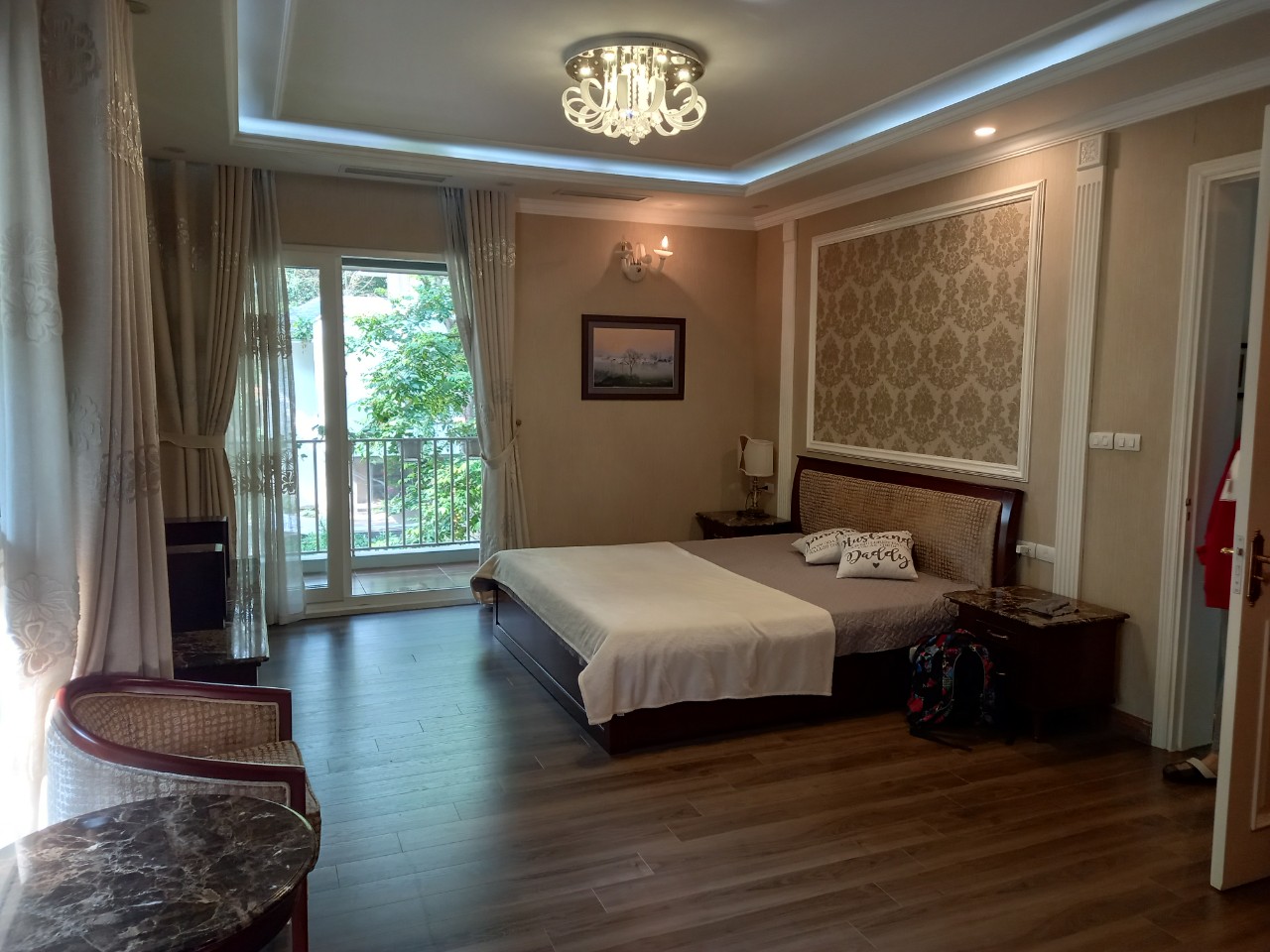 Cho thuê biệt thự góc khu Vườn Mai , đầy đủ nội thất 4
