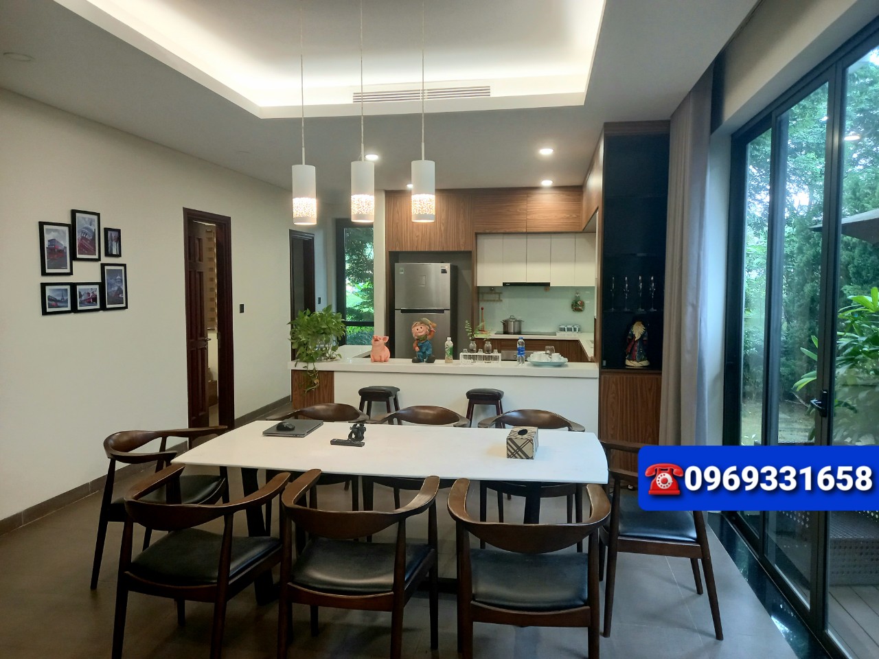 CHO THUÊ BIỆT THỰ SÂN VƯỜN RỘNG,ĐỦ ĐỒ BÊN MIMOSA ECOPARK 1