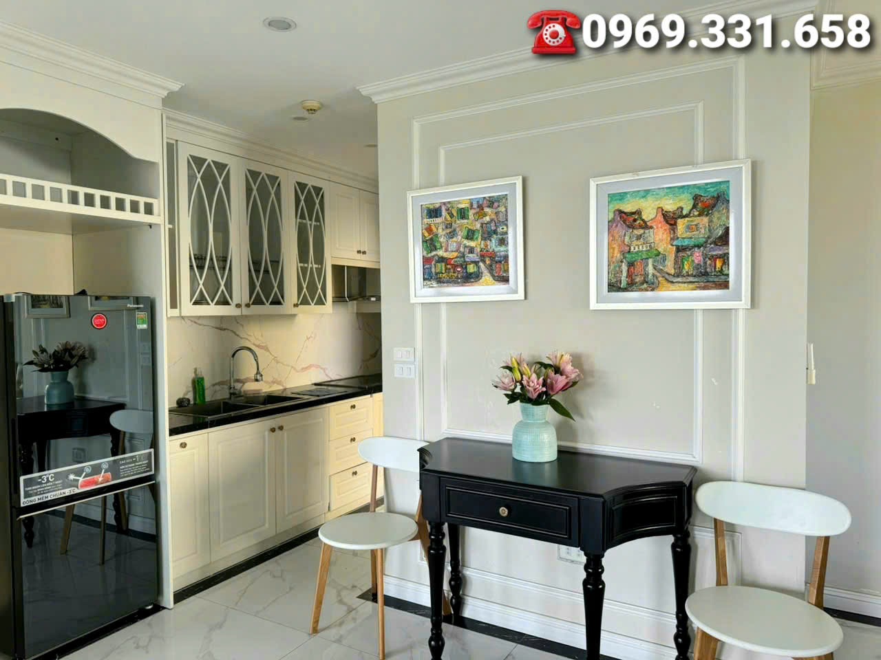 cho thuê căn hộ Penhouse 3 phòng ngủ,đủ đồ có sân vườn rộng bên Rựng cọ ecopark 2