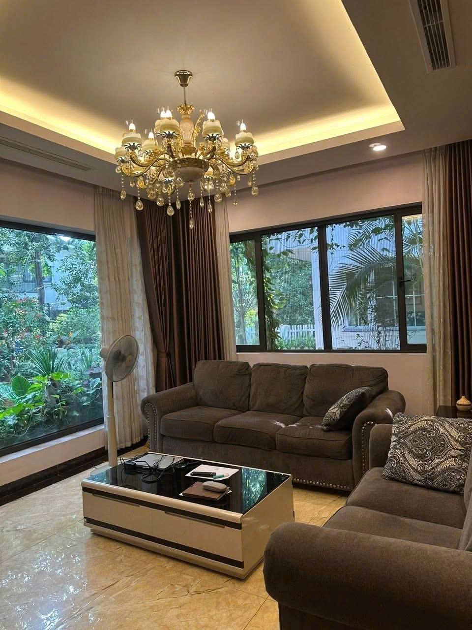 CHÍNH CHỦ GỬI BÁN: Biệt Thự Song Lập 4 Phòng Ngủ, Full Nội Thất & Sân Vườn Đẹp Tại Park River Ecopark